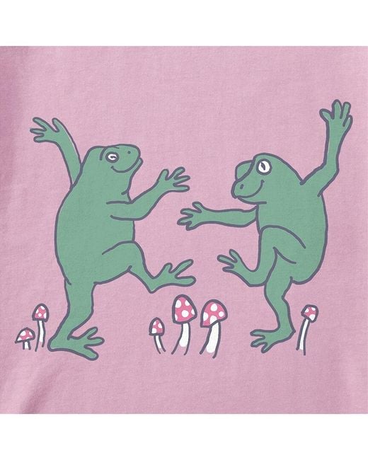 Life Is Good. Pink Crusher Boxy Tee