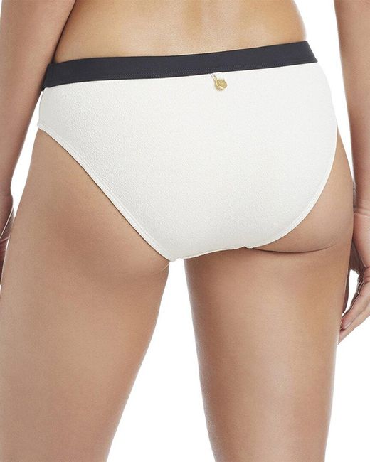 Bleu Rod Beattie White Crepe Basic Hipster Bottom