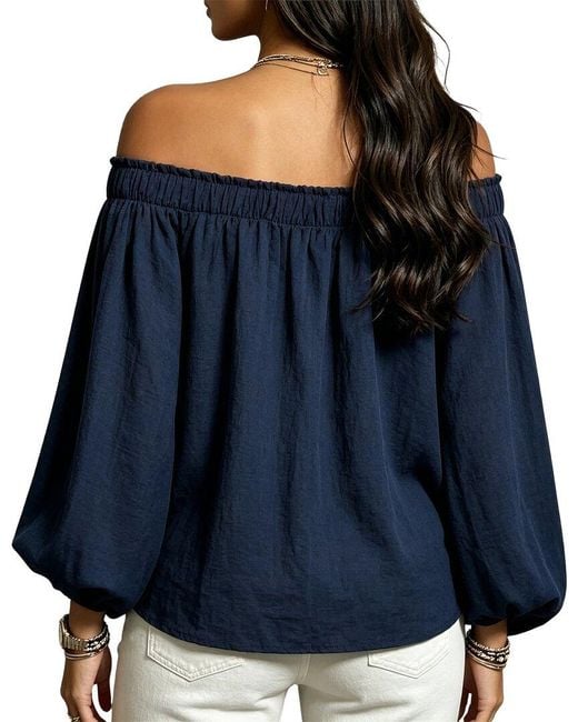 Tedora Blue Top