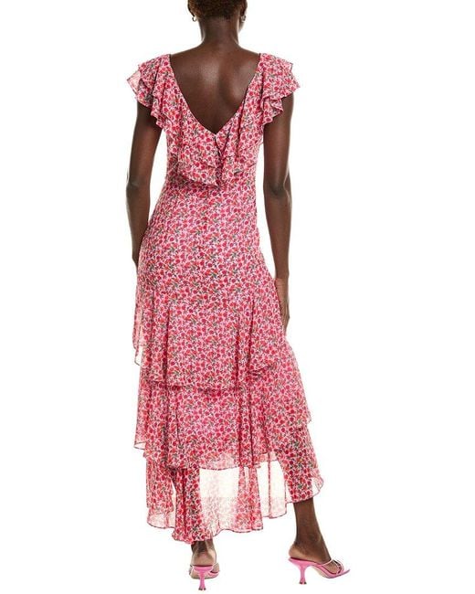 Wayf Red Maxi Dress