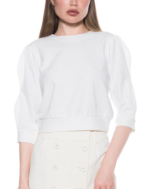 Alexia Admor White Bebe Top