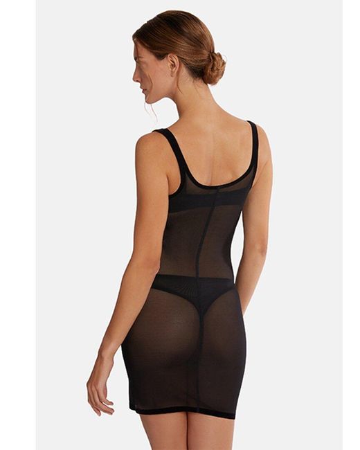 Wolford Black Tulle Forming Dress