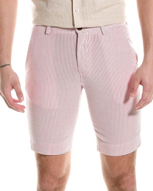 Brooks Brothers Pink Seersucker Short for men