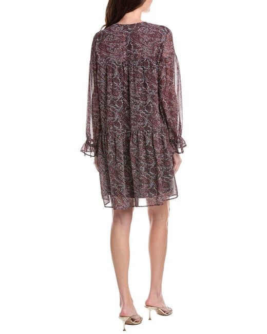 Boss Purple Boss Hugo Boss Diveno Mini Dress