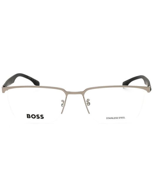 Boss Gray Boss 1543/F 57Mm Optical Frames for men