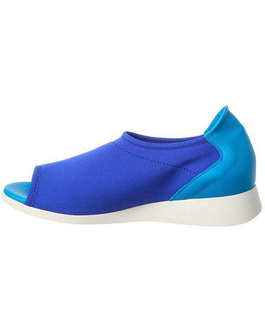 Arche Blue Gaorey Leather Flat