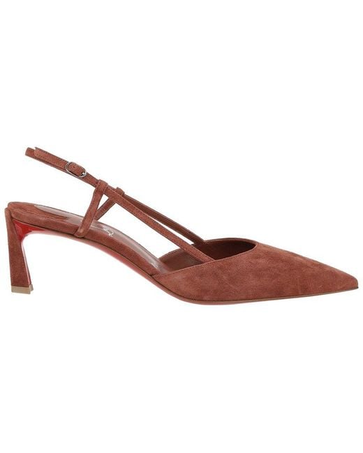 Christian Louboutin Brown Condoroline Suede Pump
