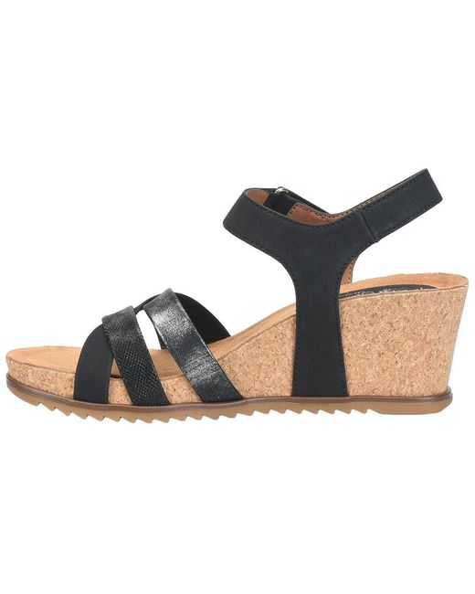 EuroSoft Black Talia Sandal