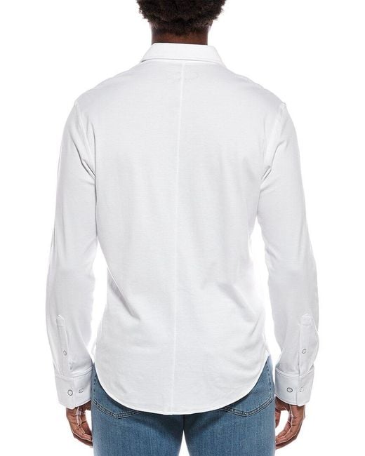 Rag & Bone White Pima Tomlin Shirt for men