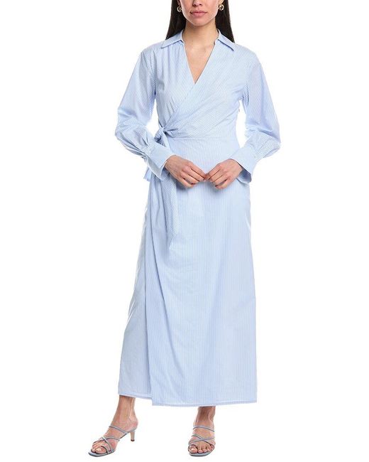 Jonathan Simkhai Blue Briar Midi Dress