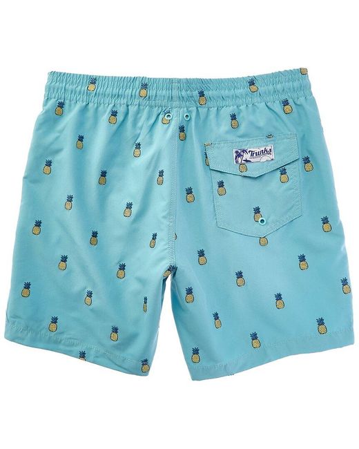 Trunks Surf & Swim Blue Sano Swim Trunk for men