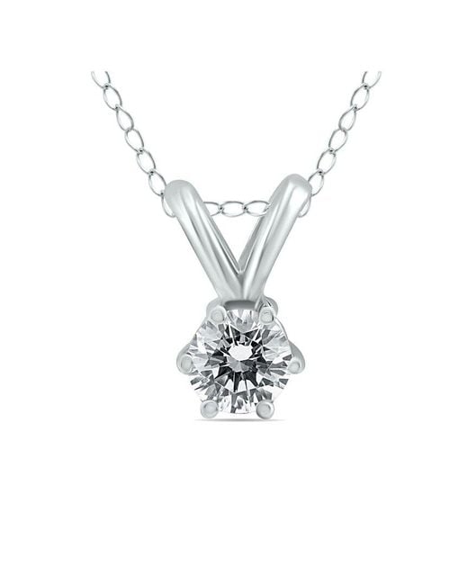 Diamond Select Cuts White 14K 0.23 Ct. Tw. Diamond Necklace