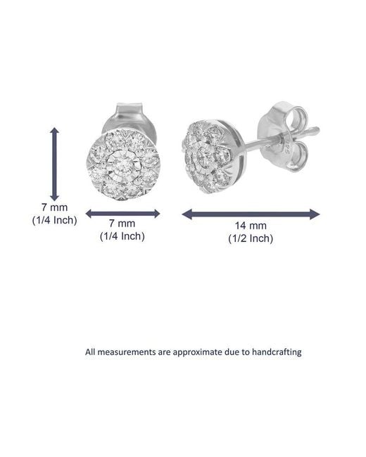 Amairah White 14K 0.50 Ct. Tw. Lab-Grown Diamond Studs