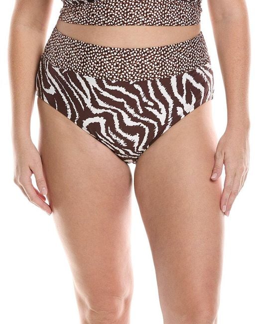 La Blanca Pink Fierce Bandeau Midkini