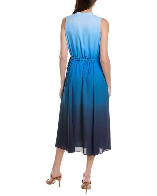 Anne Klein Blue Midi Dress