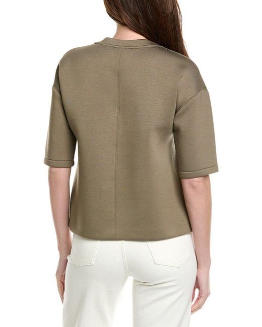 Max Mara Black Tondo Solid Top