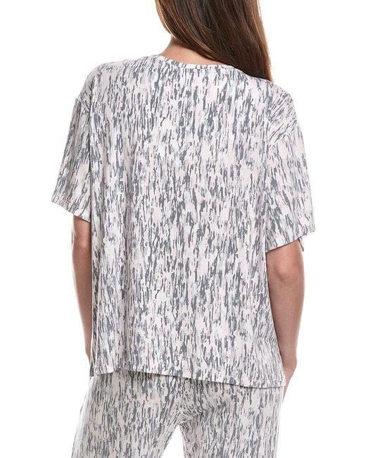 DKNY Gray Sleep Top