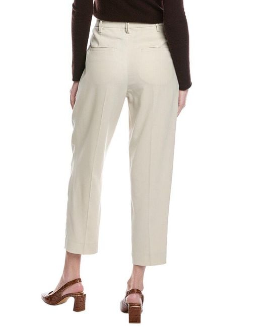 Brunello Cucinelli Natural Wool-blend Pant