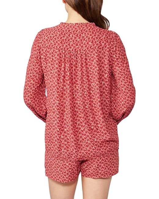 PAIGE Red Doris Top