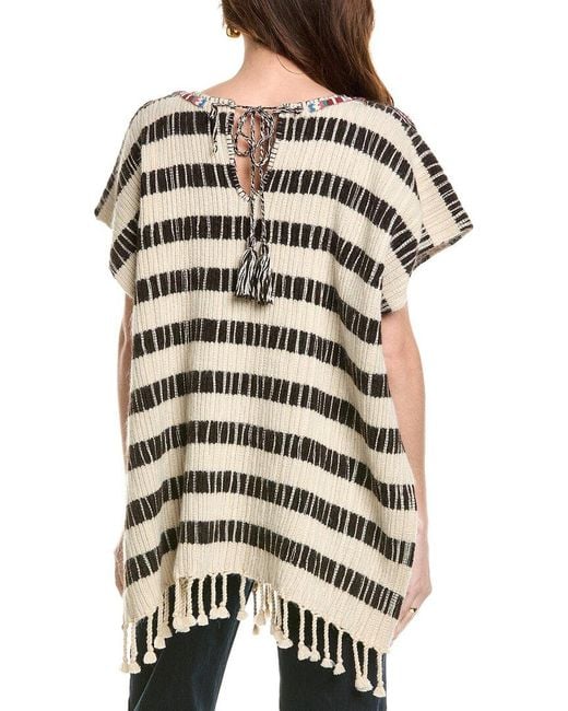 Valentino Natural Wool & Alpaca-Blend Poncho