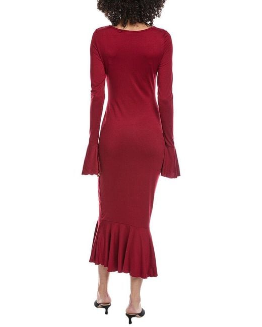 To My Lovers Red Maxi Dress