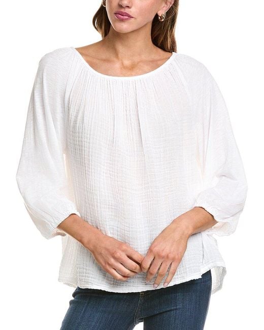 Michael Stars White Ingrid Top
