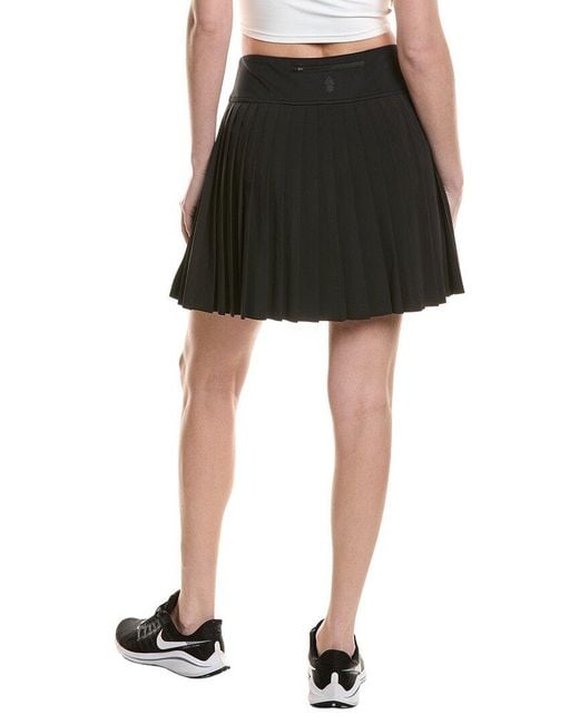 Tommy Bahama Black Alicia Pleated Skort