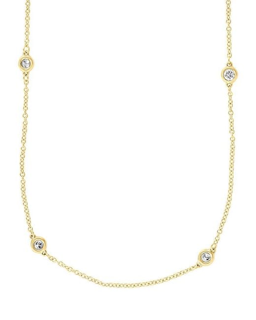 Effy Fine Jewelry White 14K 0.48 Ct. Tw. Diamond Necklace
