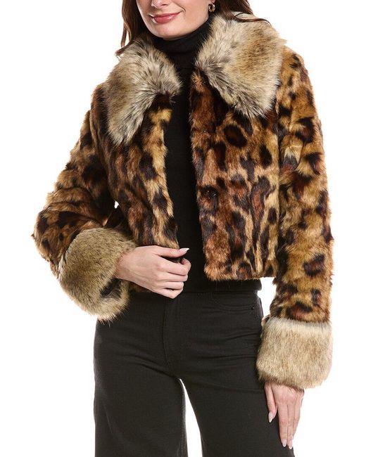 Unreal Fur Brown Hidden Tiger Jacket
