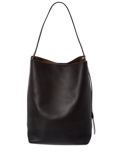 Max Mara Black Leather Shoulder Bag