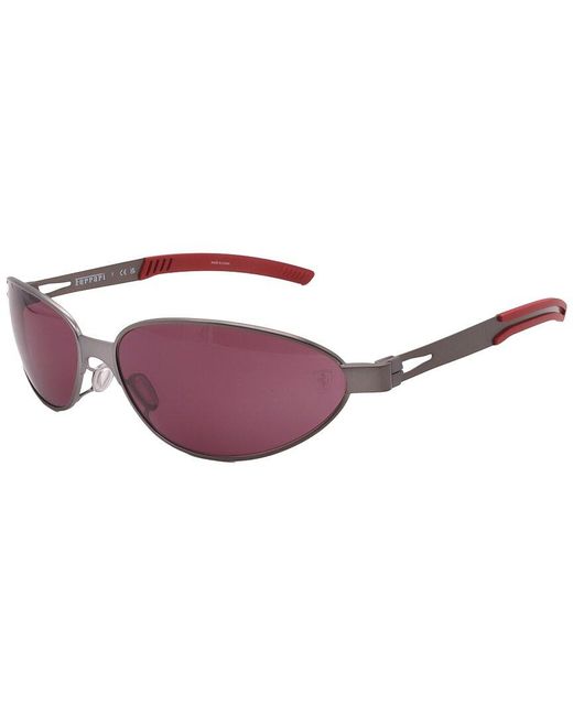 Ferrari Purple 64Mm Sunglasses for men