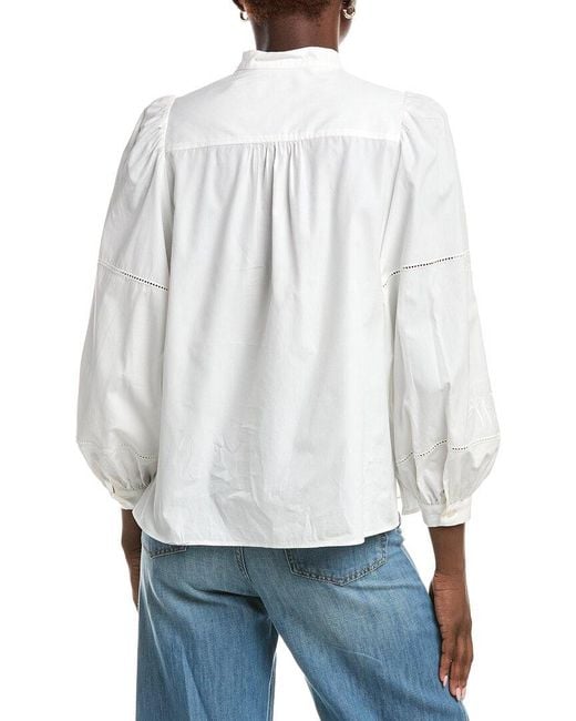 Max Mara White Weekend Ribaldo Top