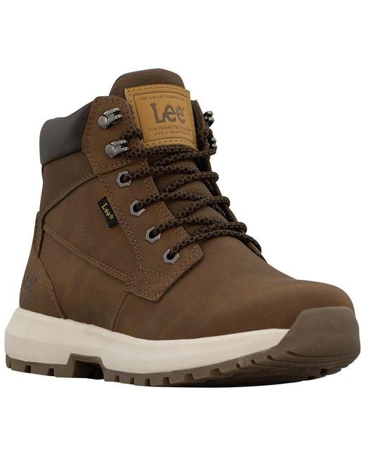Lee Jeans Brown Riker Boot for men