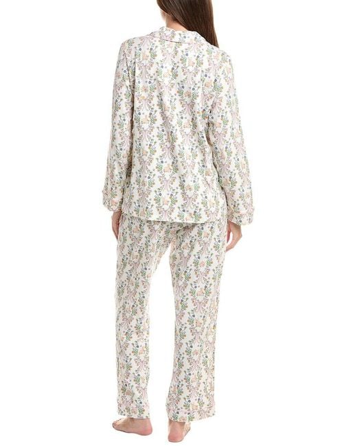 Bedhead White 2Pc Long Pajama Set