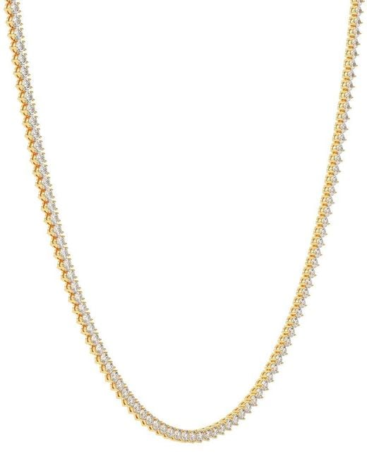 Lab Grown Diamonds White 14K 5.00 Ct. Tw. Lab-Grown Diamond Tennis Necklace