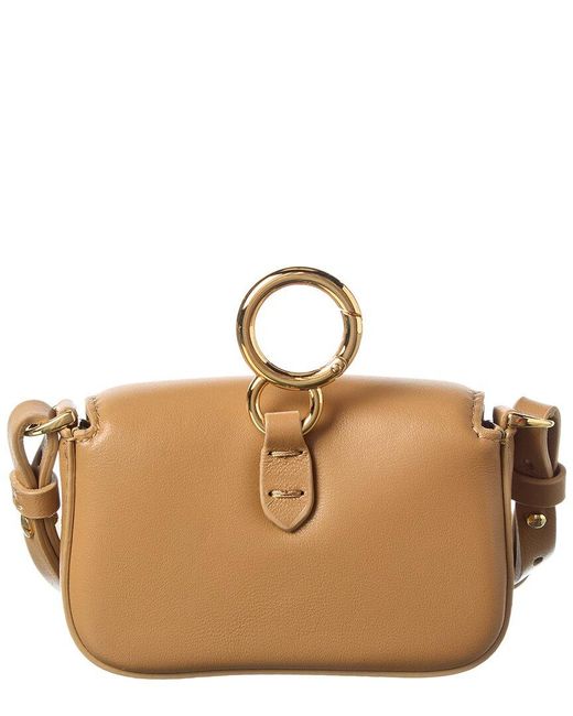 Fendi Brown Baguette Leather Bag Charm
