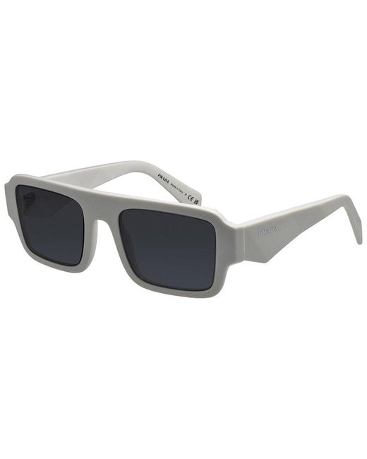 Prada White Pra05S 53Mm Sunglasses for men