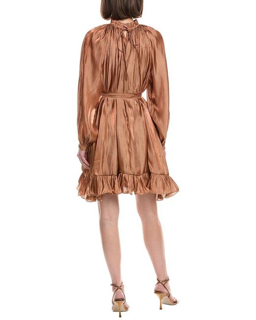 Beulah London Brown Mini Dress
