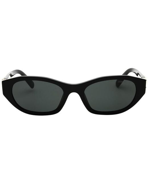 Miu Miu Black 0Mu A03S 53Mm Sunglasses