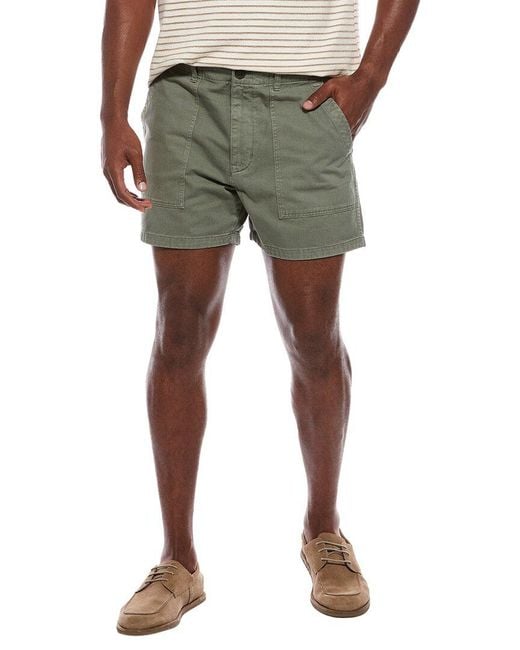 Madewell Green Fatigue Short for men