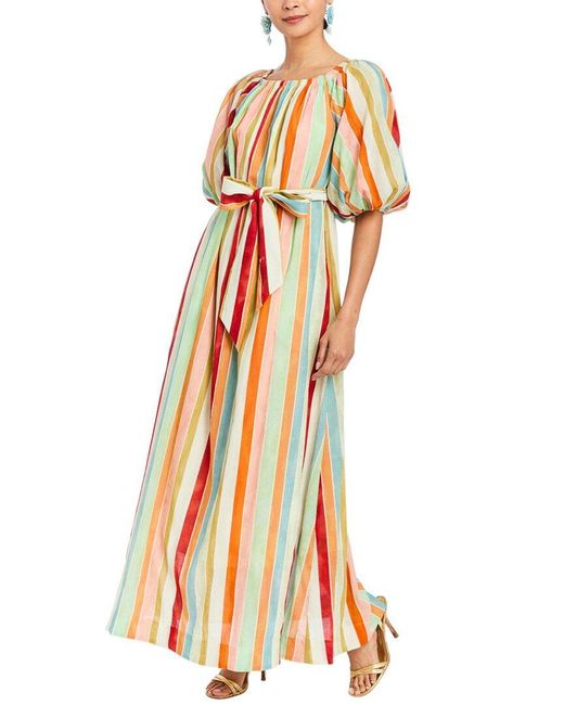mestiza White Raffaella Maxi Dress