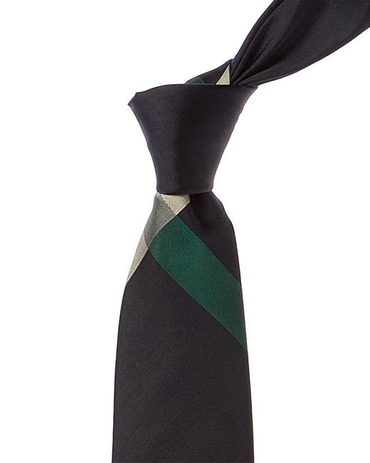 Ted Baker Black Nereus Navy Silk Tie for men