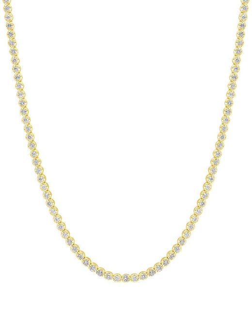 Diana M Metallic Fine Jewelry 14k 2.15 Ct. Tw. Diamond Tennis Necklace