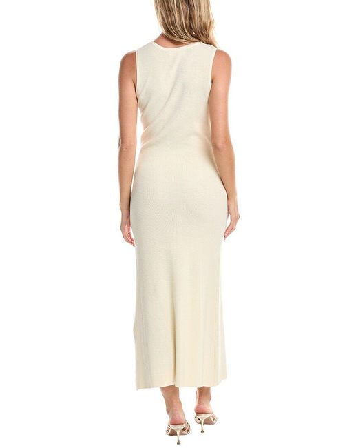 Madison Miles Natural Midi Dress