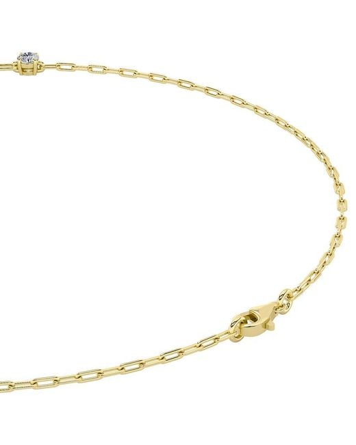 Lab Grown Diamonds Natural 14K 4.00 Ct. Tw. Lab-Grown Diamond Necklace