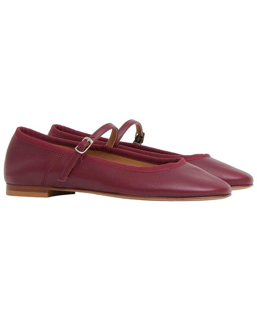 Mansur Gavriel Red Dance Leather Mary Jane