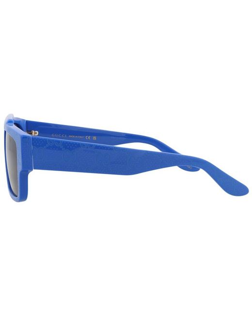 Gucci Blue Gg1460S 56Mm Sunglasses for men
