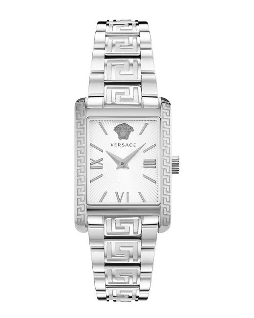 Versace White Tonneau Watch
