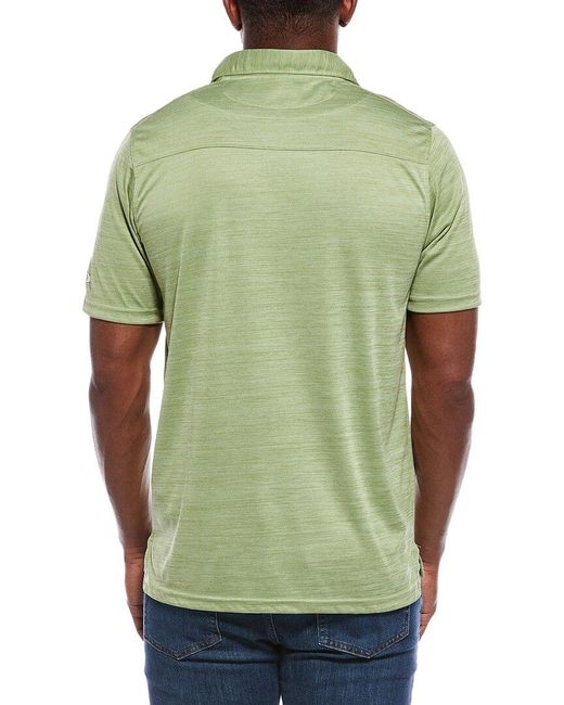 Oakley Green Aero Hydrolix Polo Shirt for men
