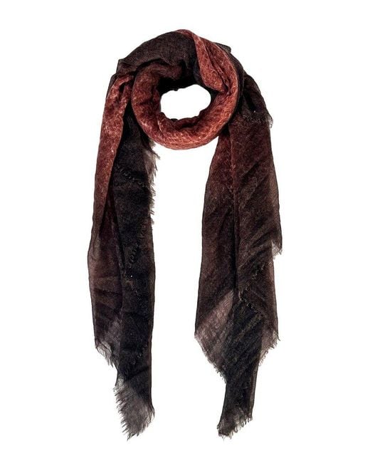 Blue Pacific Blue Lush Dip Cashmere Scarf